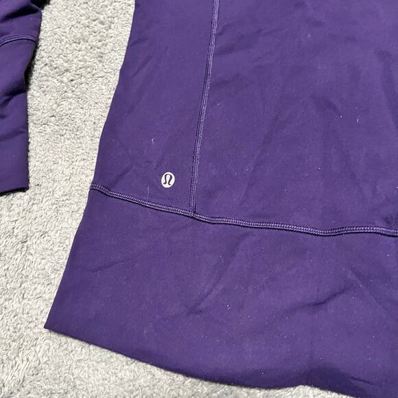 Lululemon In Stride Jacket Womens 4 Full Zip Purple Thumbholes ** - Picture 4 of 7